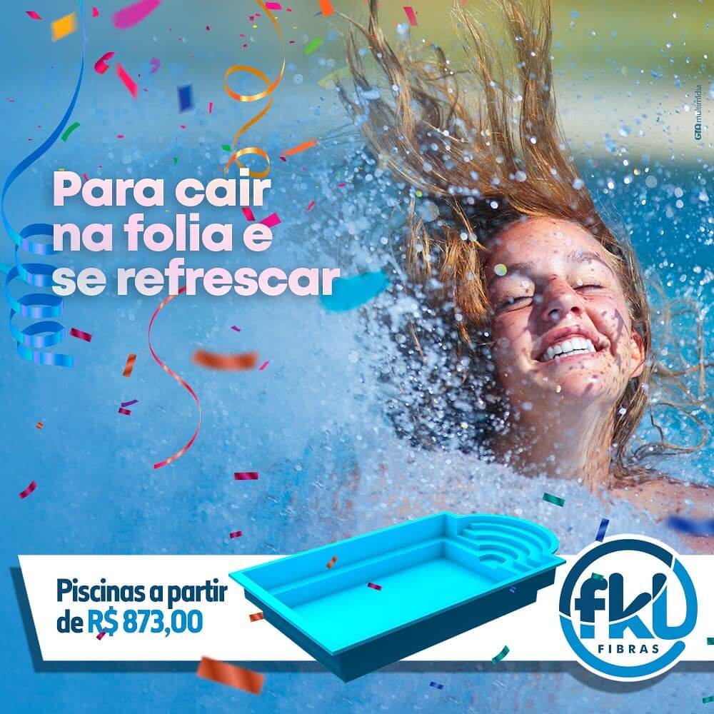 Para cair na folia e se refrescar!